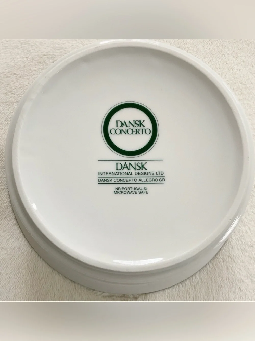 Dansk Concerto Allegro Green Rim Soup Cereal Bowl 6.75” Portugal Replacement